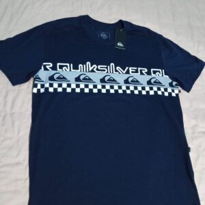 Camiseta Quiksilver Estampada Azul Marinho