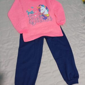Conjunto Infantil Unicórnio "Just Believe" — Menina